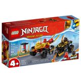 Ninjago Batalha, Carros E Bicicletas Kai Nad Ras Lego 71789