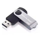 Pen Drive 32gb Multilaser Pd589 Preto