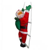 Papai Noel Escada 50cm Natal Enfeite Natalino Decoracao Casa