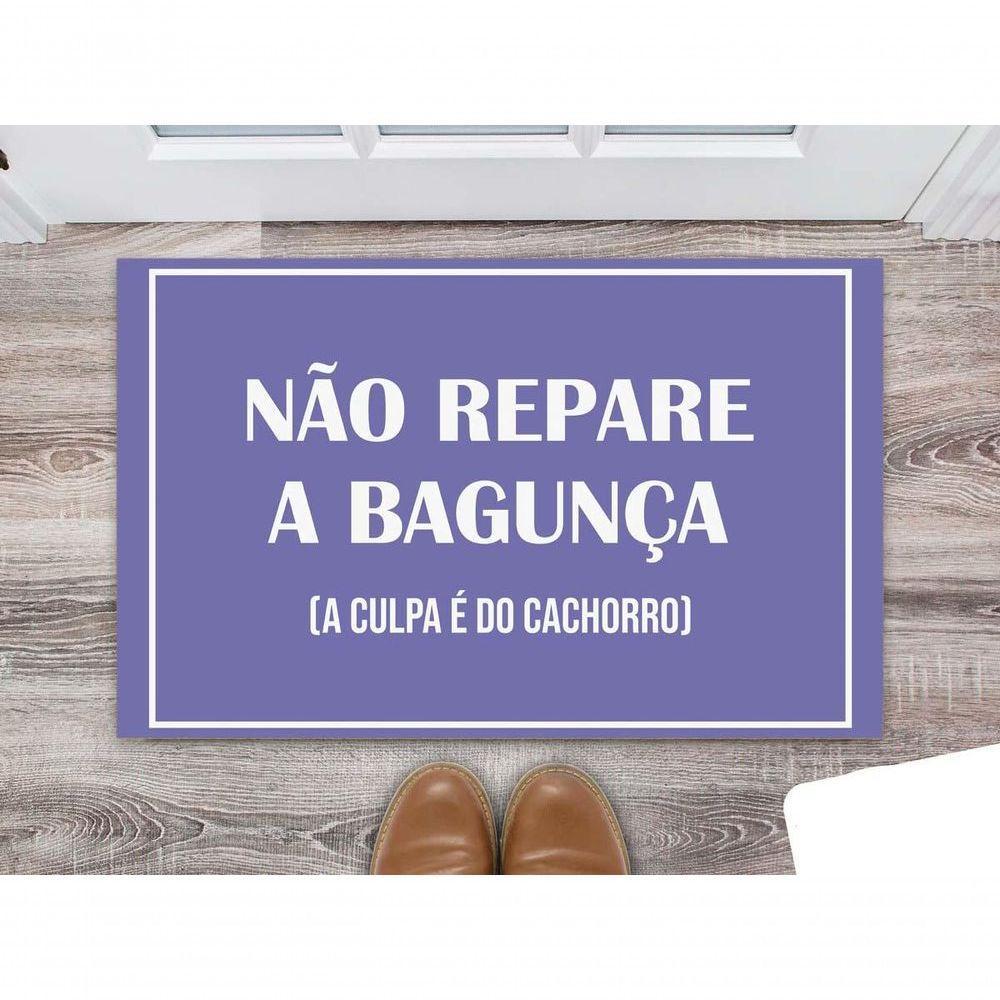 Tapete Não Repare A Bagunça A Culpa É Do Cachorro Lilás