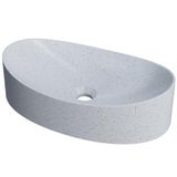 Cuba De Apoio Canoa Para Banheiro Lavabo Branco Granit Lyam