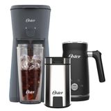 Kit Completo Café Gelado - Cafeteira - Espumador - Moedor Oster 127v