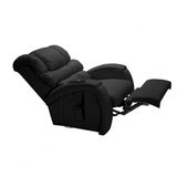 Poltrona Reclinável Cadeira Imperial Para Idoso Motorizada Corano Gravidade Zero Massageadora Império Preto