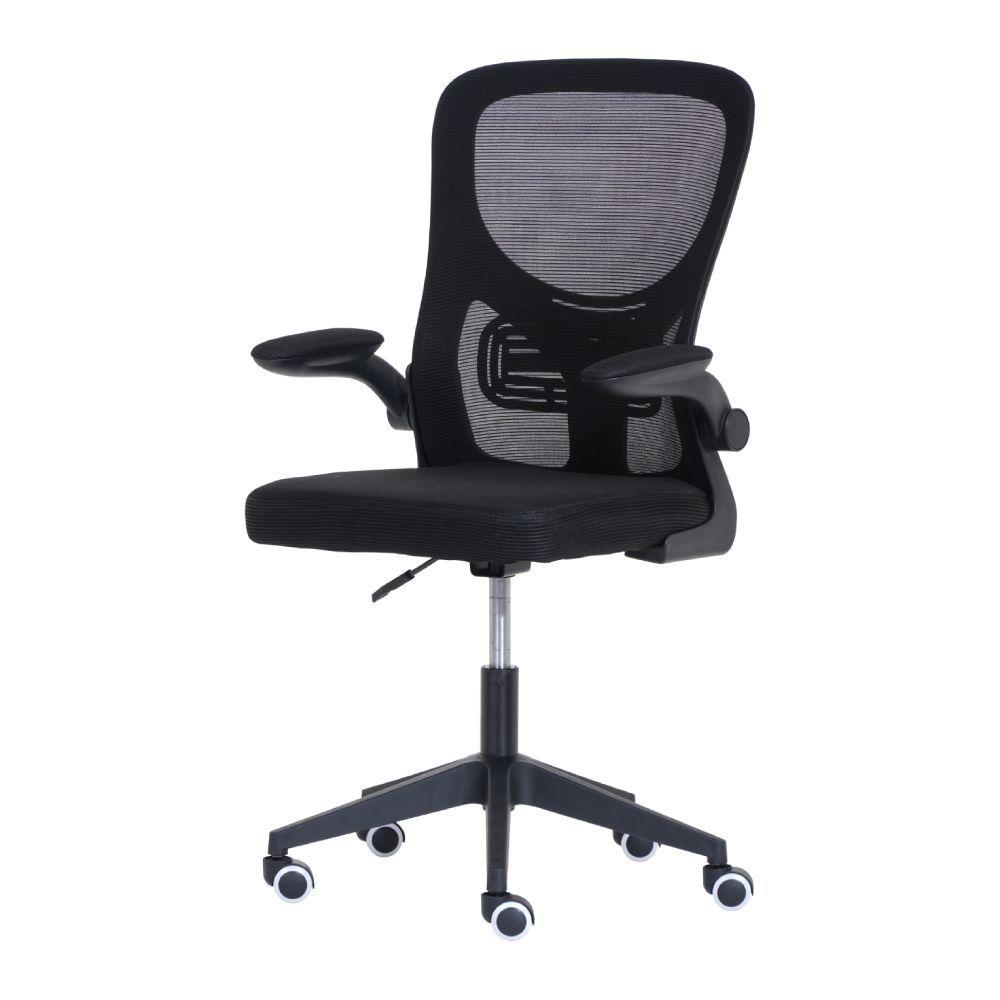 Cadeira Escritório Basic Diretor Tela Mesh Preta Giratória Altura Ajustável - Waw Design