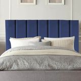 Cabeceira Estofada Cama Casal Queen Size 160 Cm Taís Suede