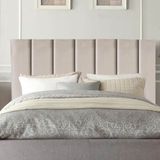 Cabeceira Estofada Cama Casal Queen Size 160 Cm Taís Suede