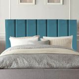 Cabeceira Estofada Cama Casal Queen Size 160 Cm Taís Suede