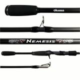 Vara Pesca Carretilha Okuma Nemesis Carbono 5&#39;8&quot; 1,73m 17-25 Lbs Inteiriça