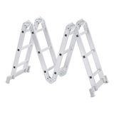 Escada Articulada 4x3 Em Aluminio 12 Degraus - Reisam