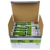 Kit Pilhas Aa 12 Unidades Flex Fx-aak2