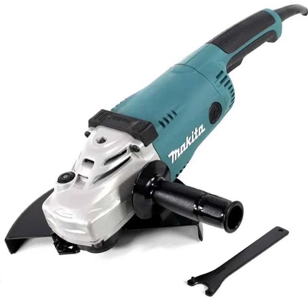 Esmerilhadeira Angular 230mm Industrial 2200w Com Chave De Pino E Punho Ga9020 127v Makita