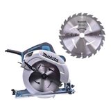 Serra Circular 185mm Industrial 1600w Com Disco Guia Lateral Hs7010 127v Makita