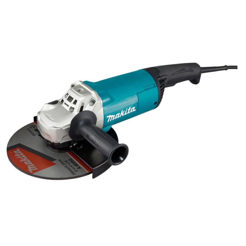 Esmerilhadeira Angular 230mm Industrial 2200w Com Chave De Pino E Punho Ga9060 220v Makita