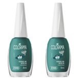 Kit 2 Esmalte Cintilante Vermelho Fúria Divertida Mente 2 Colorama Frasco 8ml