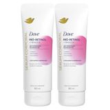 Kit 2 Sérum Corporal Dove Pró Retinol Firmador Deo Hidratante 180ml