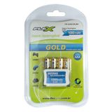 Pilhas Recarregáveis Aaa Flexgold - Fx-Aaa10Lb4 - 4 Unidades