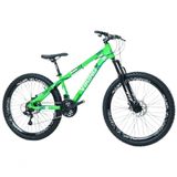 Bicicleta Vikingx Freeride Aro 26 Câmbios Shimanos 21v Verde Neon