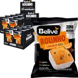Kit Com 20und Bolinho Belive Laranja Com Chocolate Zero 40g