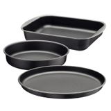 Jogo De Assadeiras Forma Antiaderente Tramontina Kit 3 Peças