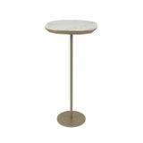 Mesa Apoio Basic Retangular Baixa 55,5x29cm Calacata