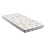 Colchão De Solteiro Com Espuma D20 88x188cm Inducol Cr452b Branco/cinza