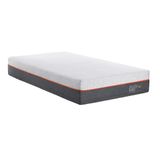 Colchão Solteiro Bed In A Box Enjoy Smartmax 88x188cm Espuma Mista Inducol Cr449a Branco/cinza