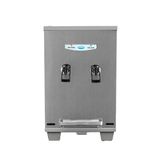Bebedouro De Mesa Industrial 2 Torneiras 10 Litros Frisbel Bp010 Aço 127v