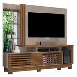Estante Home Theater Frizz Plus Fendi/naturale Para Tv Até 60 Com Pés - Madetec