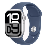 Apple Watch Series 10 46mm Prata GPS com Pulseira Sport Band