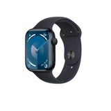 Apple Watch Series 9 45mm Meia Noite Gps Case Aluminio E Sport Band