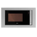 Micro-ondas Fischer Fit Line Embutir 25l Moldura Inox 127v Com Função Descongelar 34900(98441)