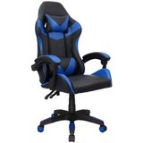 Cadeira Gamer Couro Giratória Tr-max - Azul