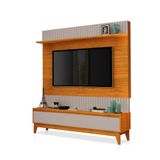 Estante Painel Tv Até 75 Polegadas Com Porta E Gaveta Antalya Freijó-mani