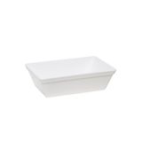 Travessa Stillo Retangular 2l Branca Em Policarbonato Linha Profissional Cook Vemplast