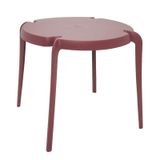 MESA PLASTICA MONOBLOCO CLARICE MARSALA