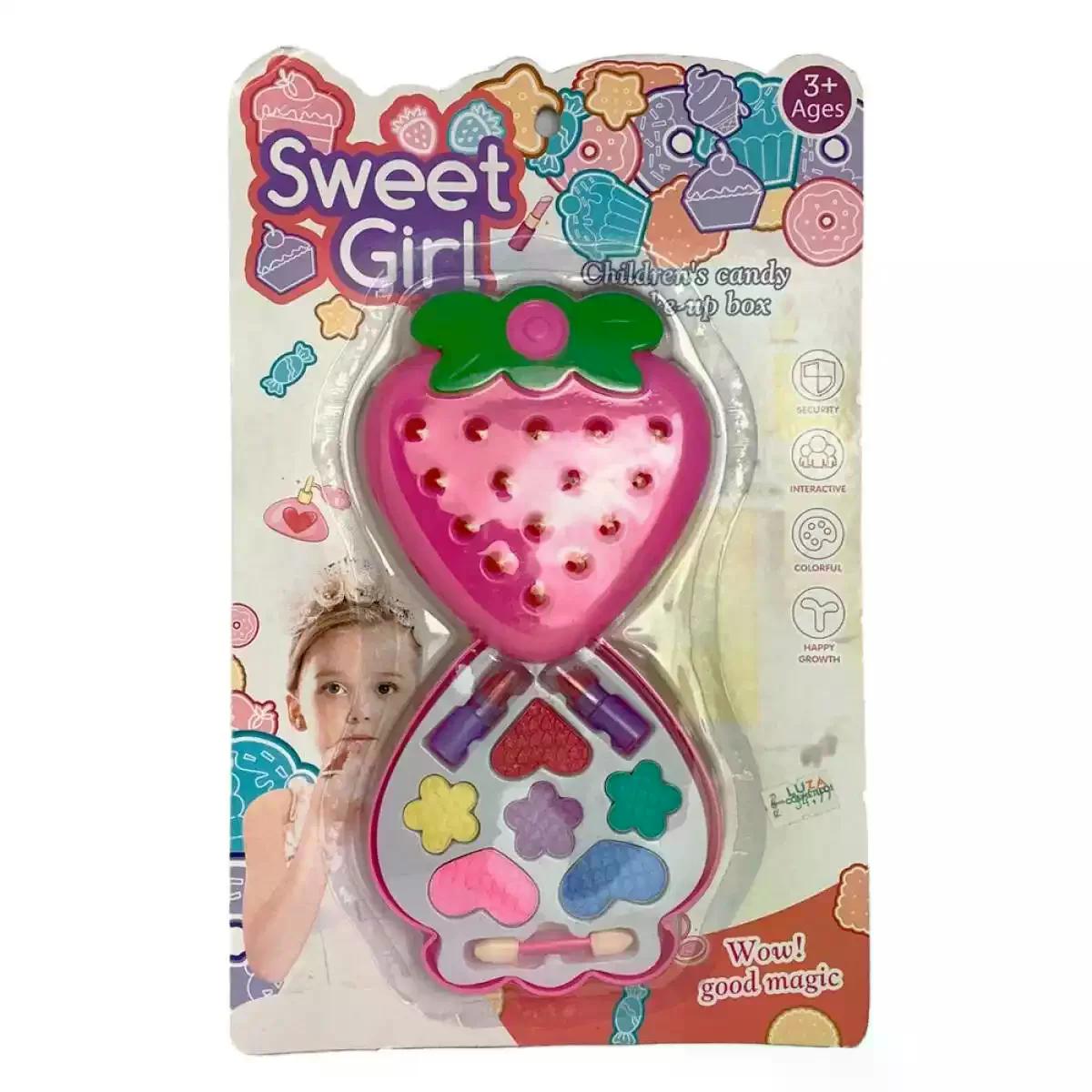 Kit De Maquiagem Infantil Sweet Girl Discoteen