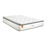 Colchão Queen Wave 158x198cm Molas Ensacadas Softgel Inducol Cr448c Branco Branco