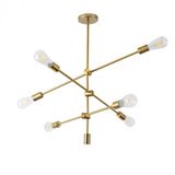 Lustre Pendente Nordecor Atomus 2076 E27 Dourado Bivolt