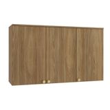 Armário Aéreo Cozinha Modulado Botanic M634 C/ 3 Portas Nogueira - Kappesberg