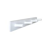 Cabideiro De Parede Porta Bolsas Mochila Toalhas Pinos Branco Laca