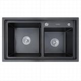 Cuba Gourmet Pisa Para Cozinha Com Acessórios 78x45 Inox 304 Preto Vonu