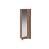 Armário Multiuso Lavanderia 547 C/ 1 Porta C/ Espelho E Pés Freijo - Carraro
