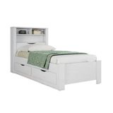 Cama Solteiro Invicta C/ 2 Gavetas Branco - Santos Andirá