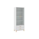 Cristaleira Sala Jantar Le6013 C/ 2 Portas E 2 Gavetas Branco - Movelbento