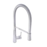 Misturador Monocomando De Mesa Monaco Para Cozinha Acabamento Escovado Vonu