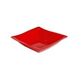 Saladeira Moove Quadrada 25x25 Vermelha Em Polipropileno Linha Tropical Vem