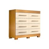 Cômoda Bebê Nalu C/ 8 Gavetas Nature/off White - Acp