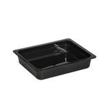 Cuba Gn 1-2 Cozinha 65mm Preta Em Policarbonato Linha Profissional Cook Vem
