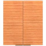 Armário Aéreo Bartira Cristal Mdp 15mm Com 2 Portas E 2 Prateleiras - 80cm De Largura