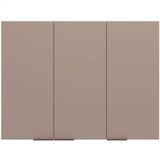 Armário Aéreo Bartira Cristal MDP 15mm com 3 Portas e 3 Prateleiras - 120cm de Largura